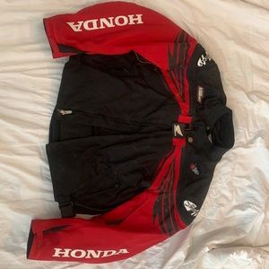 Joe rocket large youth motorcycle jacket with liner and pad